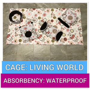 LIVING WORLD LARGE 19”x38” WATERPROOF COMBO SET [MULTIPLE OPTIONS]