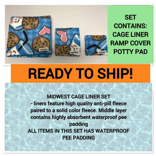 MIDWEST GUINEA PIG HABITAT CAGE LINER SET (WATERPROOF) [READY TO SHIP]