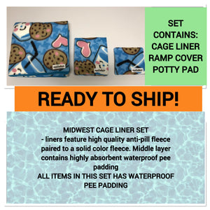 MIDWEST GUINEA PIG HABITAT CAGE LINER SET (WATERPROOF) [READY TO SHIP]