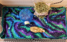 Load image into Gallery viewer, CUSTOM MIDWEST GUINEA PIG HABITAT FLEECE CAGE LINERS (Many Absorbency Options)