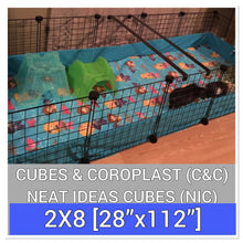 Load image into Gallery viewer, CUSTOM 2X8 [28&quot;X112&quot;] C&amp;C/NIC FLEECE CAGE LINERS (Many Absorbency Options)