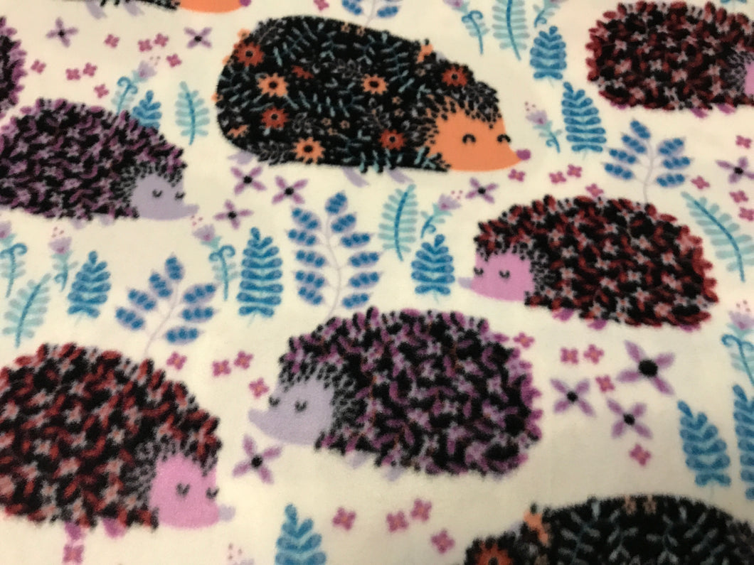 FLORAL HEDGIES ON WHITE