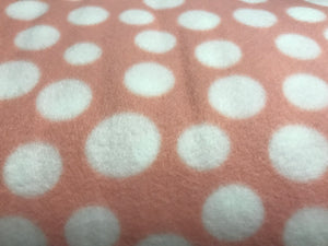 WHITE DOTS ON PINK