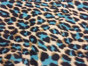 LEOPARD SPOTS TURQUOISE