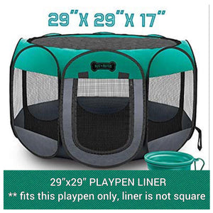 RUFF & RUFFUS 29”x29” FLEECE PLAYPEN LINERS