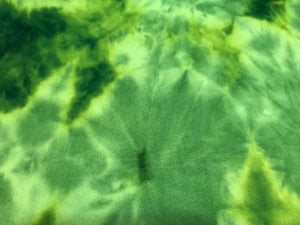 GREEN TIE DYE SOLID