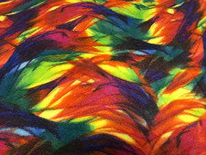 RAINBOW TIE DYE LEAVES