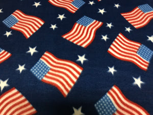 AMERICAN FLAG ON DEEP NAVY