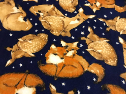 DEERS & FOXES DEEP NAVY