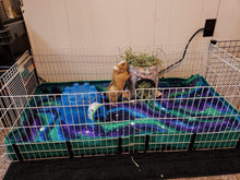 Load image into Gallery viewer, CUSTOM MIDWEST GUINEA PIG HABITAT FLEECE CAGE LINERS (Many Absorbency Options)