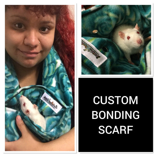 CUSTOM BONDING SCARF (SIZE SMALL) FOR SUGAR GLIDERS/RATS/HAMSTERS/MICE