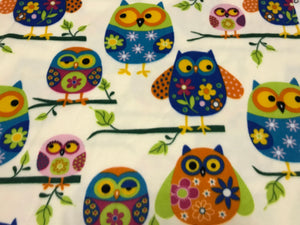 FLORAL OWLS (JUMBO PRINT)