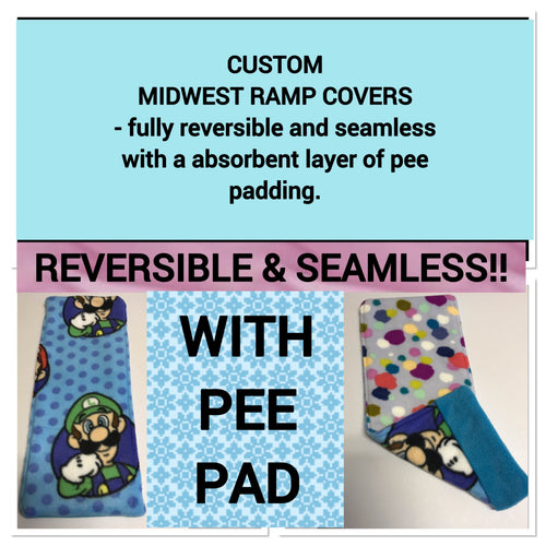 REVERSIBLE RAMP COVERS FOR MIDWEST GUINEA PIG HABITAT CAGE