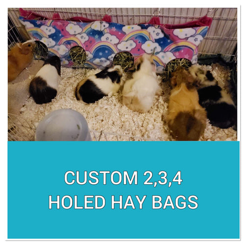 MULTIPLE HOLED HAY BAGS [MANY SIZES AVAILABLE]